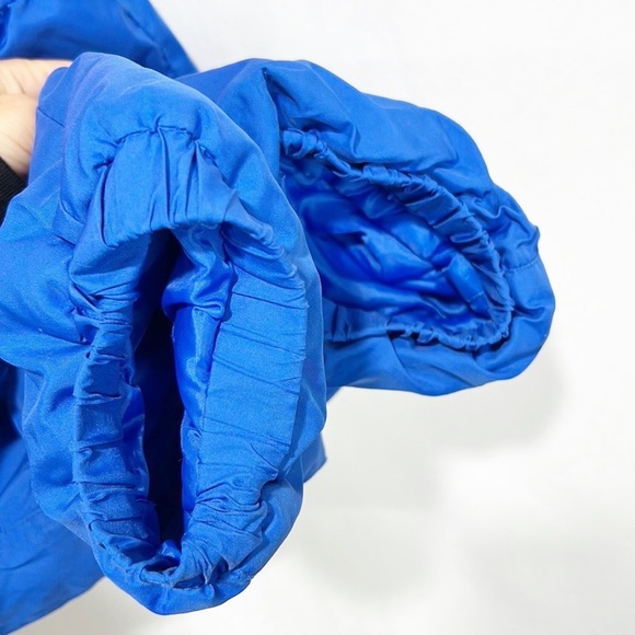 Obermeyer Vintage Kid's Snow Bibs Red and Blue Buttons Snow Pants 80s 90s size 5 - Picture 5 of 11